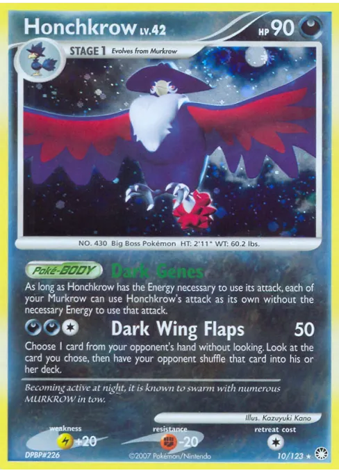 Honchkrow - Reverse Holo