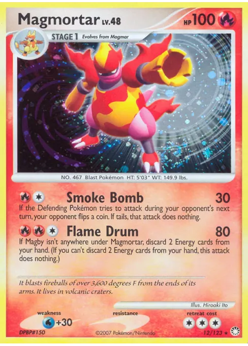 Magmortar - Reverse Holo