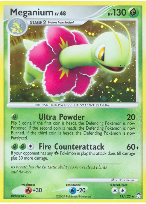 Meganium - Reverse Holo