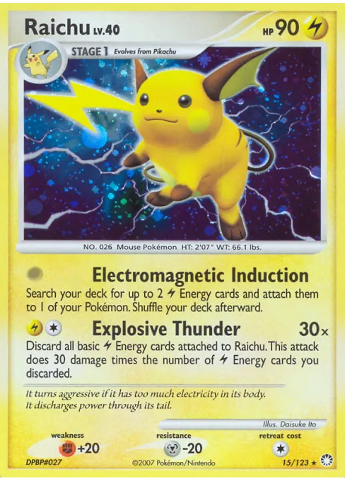 Raichu - Reverse Holo
