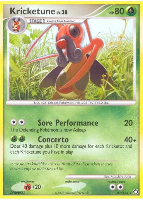 Kricketune - Reverse Holo