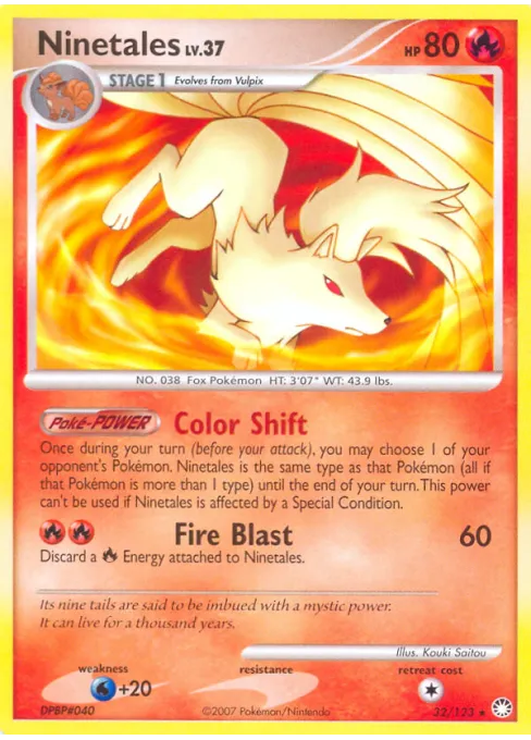 Ninetales - Reverse Holo