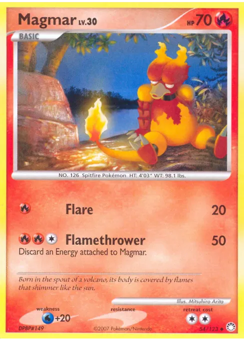 Magmar - Reverse Holo