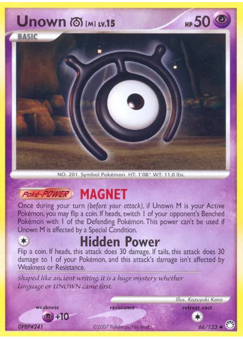 Unown [M] - Reverse Holo