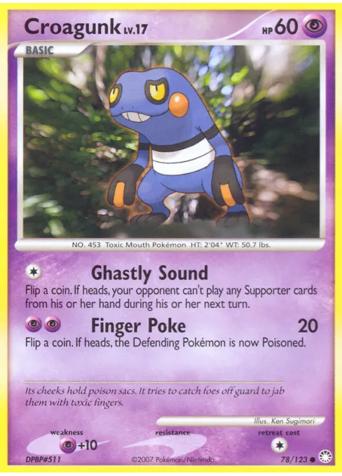 Croagunk - Reverse Holo