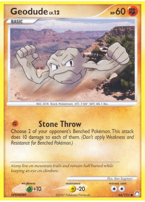 Geodude - Reverse Holo