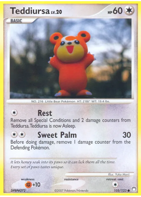 Teddiursa - Reverse Holo