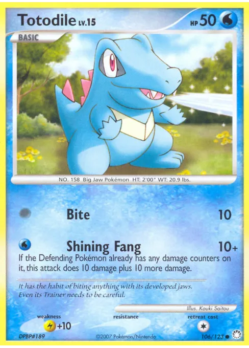 Totodile - Reverse Holo