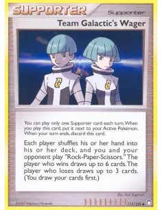 Team Galactic's Wager - Reverse Holo