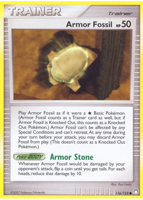 Armor Fossil - Reverse Holo