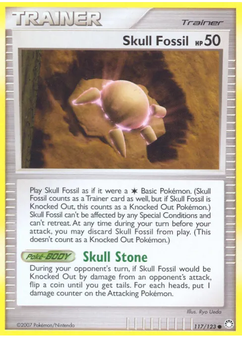 Skull Fossil - Reverse Holo