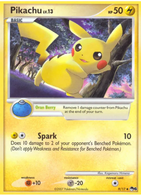 Pikachu - Reverse Holo