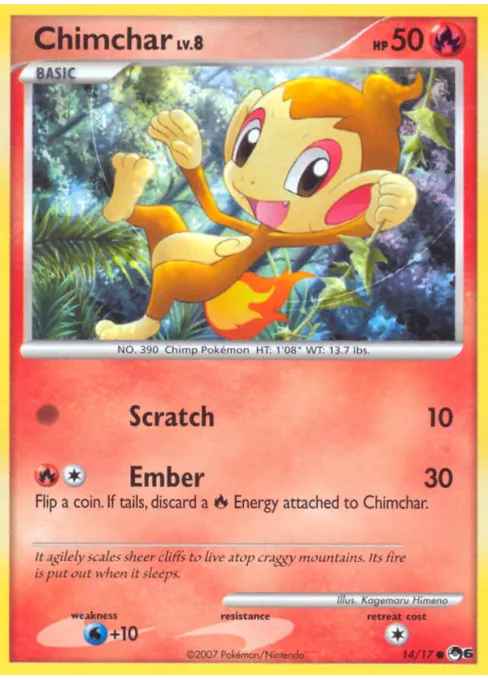 Chimchar - Reverse Holo