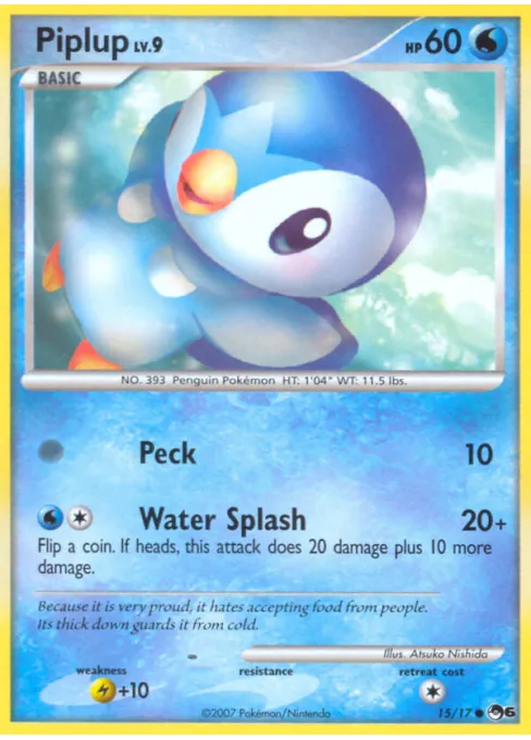 Piplup - Reverse Holo
