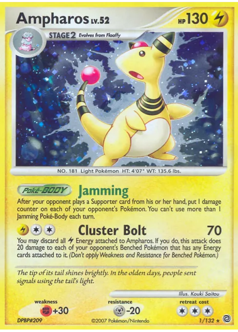 Ampharos - Reverse Holo