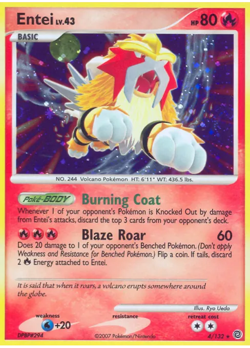 Entei - Reverse Holo
