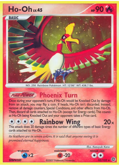 Ho-Oh - Reverse Holo