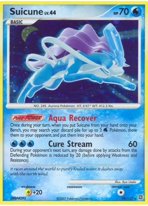 Suicune - Reverse Holo