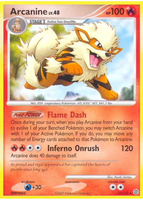 Arcanine - Reverse Holo