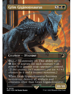 Grim Giganotosaurus - Foil