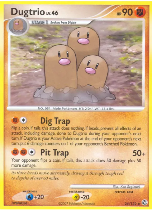 Dugtrio - Reverse Holo