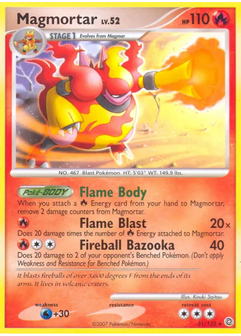 Magmortar - Reverse Holo