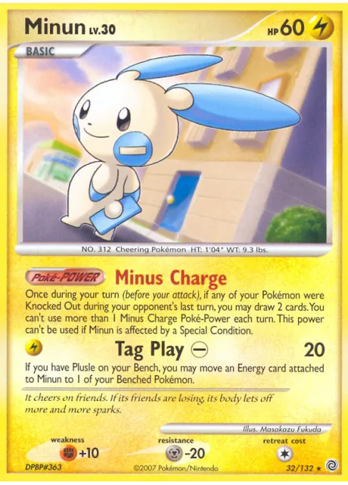 Minun - Reverse Holo