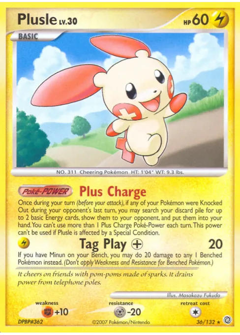 Plusle - Reverse Holo