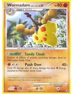 Wormadam Sandy Cloak - Reverse Holo