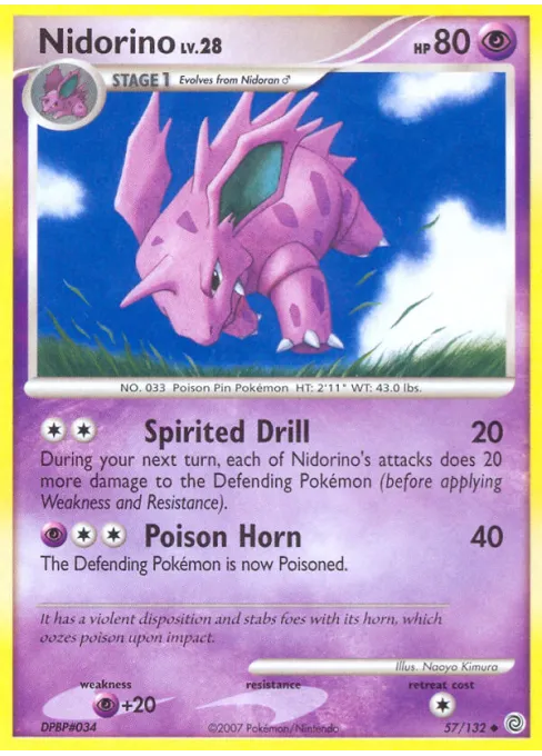 Nidorino - Reverse Holo
