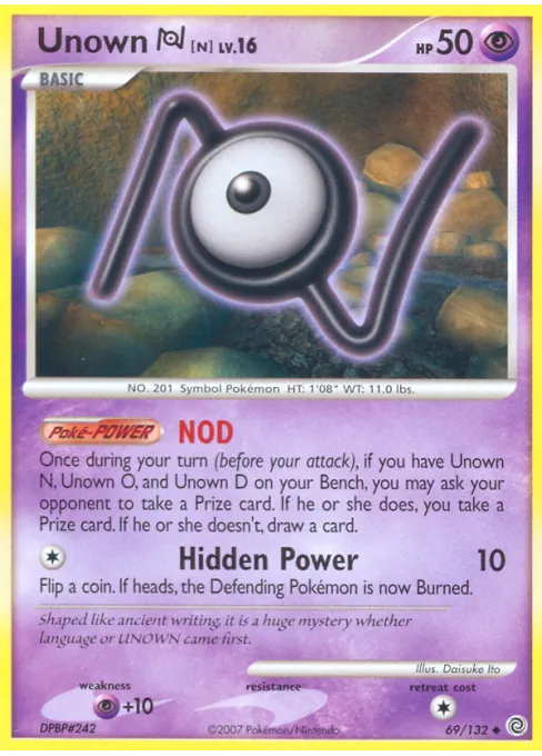 Unown [N] - Reverse Holo