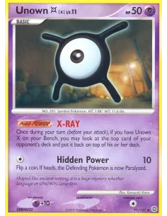 Unown [X] - Reverse Holo
