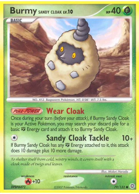 Burmy Sandy Cloak - Reverse Holo