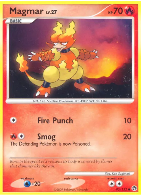 Magmar - Reverse Holo