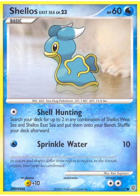 Shellos East Sea - Reverse Holo