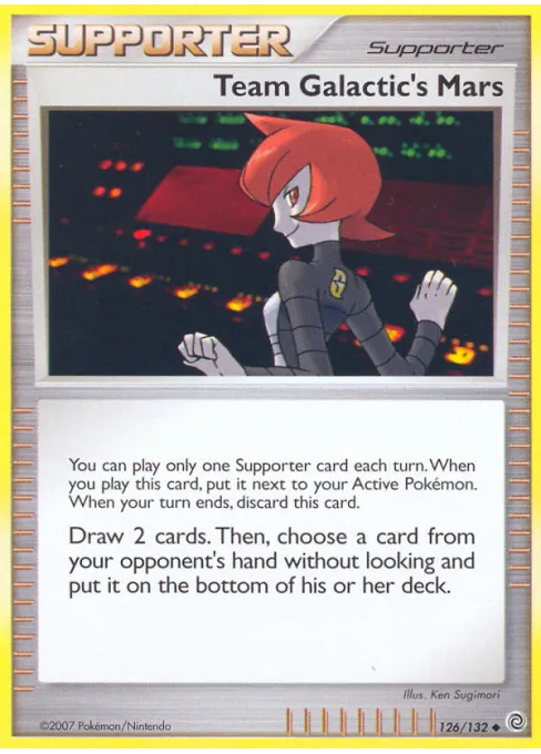 Team Galactic's Mars - Reverse Holo