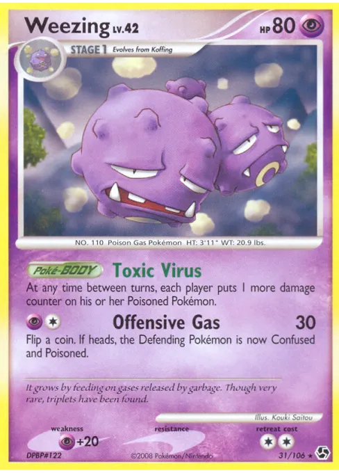 Weezing - Reverse Holo