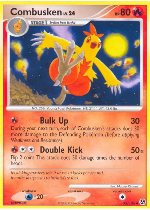 Combusken - Reverse Holo
