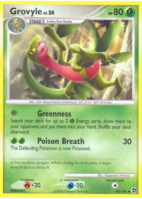 Grovyle - Reverse Holo
