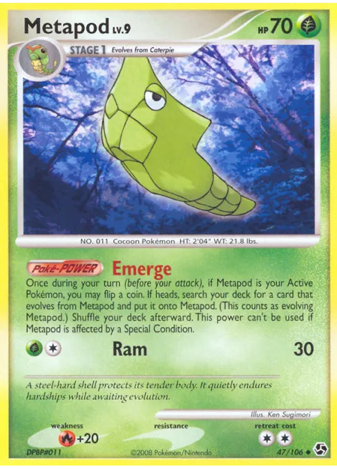 Metapod - Reverse Holo