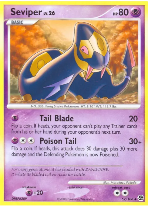 Seviper - Reverse Holo