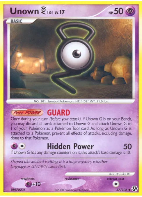 Unown [G] - Reverse Holo