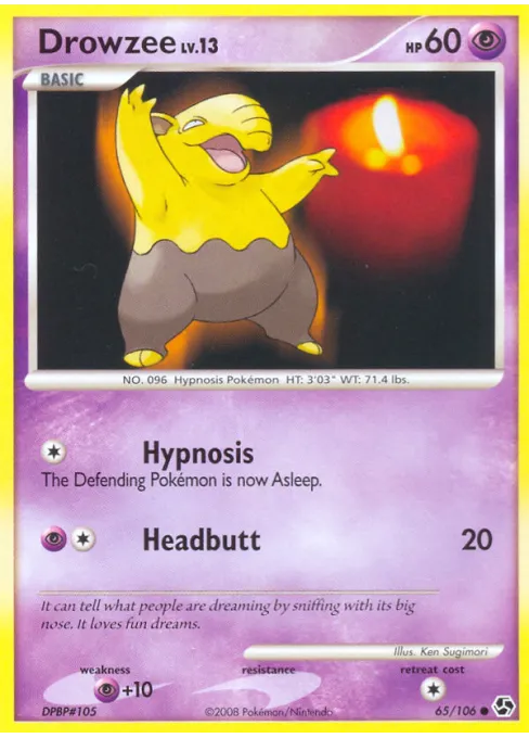Drowzee - Reverse Holo