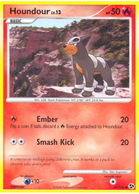 Houndour - Reverse Holo