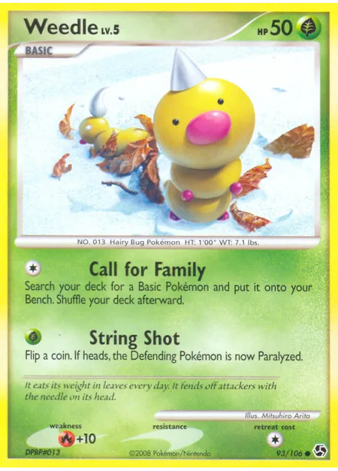 Weedle - Reverse Holo