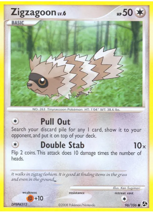 Zigzagoon - Reverse Holo