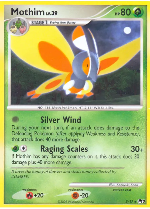 Mothim - Reverse Holo