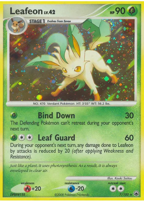 Leafeon - Reverse Holo