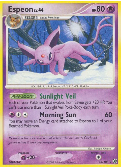 Espeon - Reverse Holo