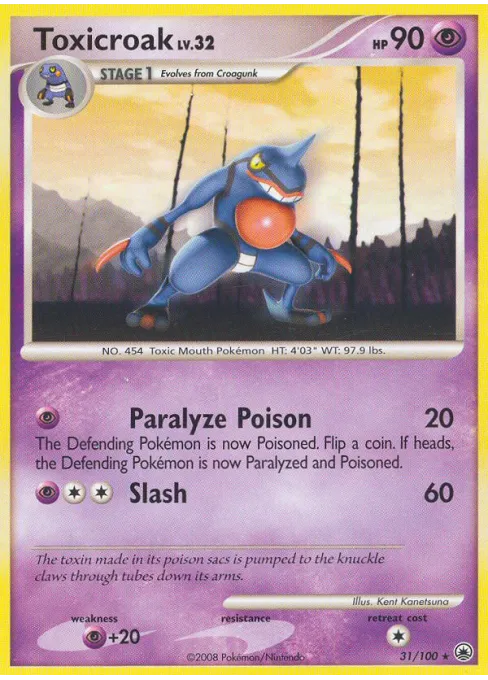 Toxicroak - Reverse Holo